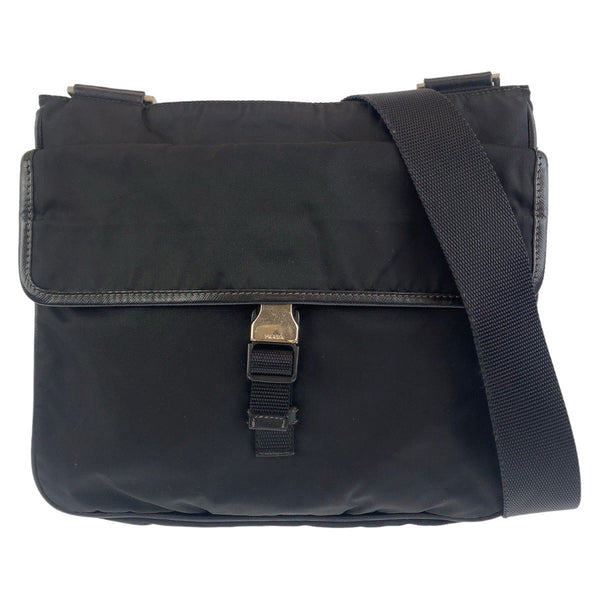 Prada Tessuto Triangle Logo Shoulder Bag