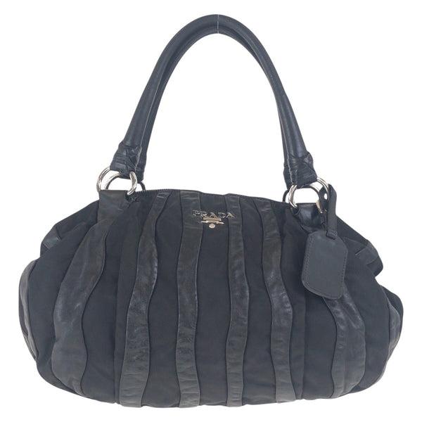 Prada Crimson Nylon/Leather 2way Shoulder Bag