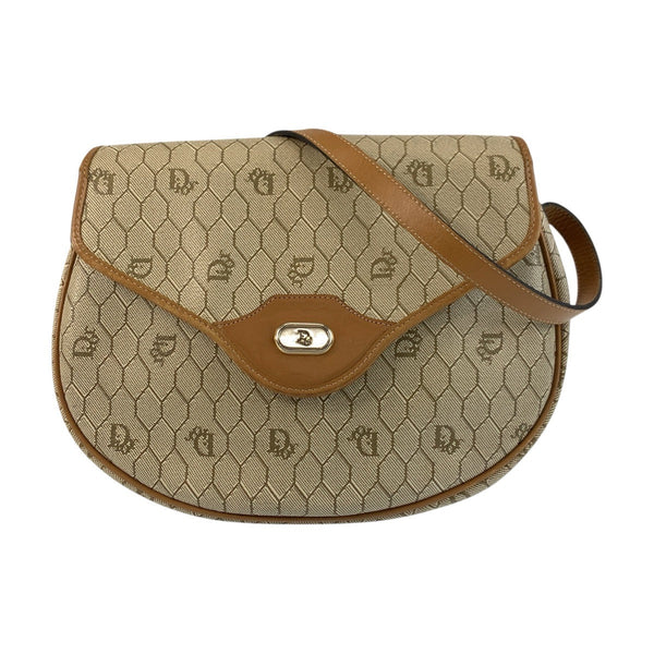 Christian Dior Honeycomb PVC Leather Shoulder Bag