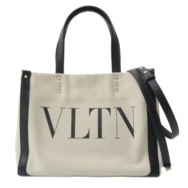 Valentino Garavani VLTN Canvas Tote Bag