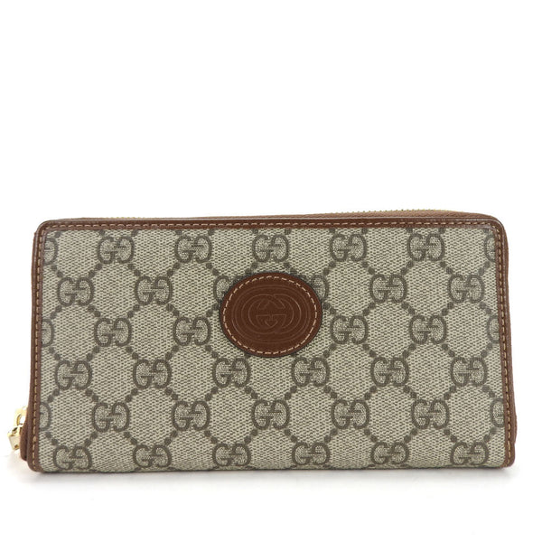 Gucci Interlocking G GG Supreme Long Wallet