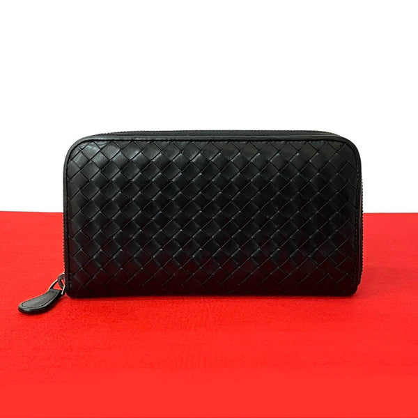 Bottega Veneta Intrecciato Leather Long Wallet