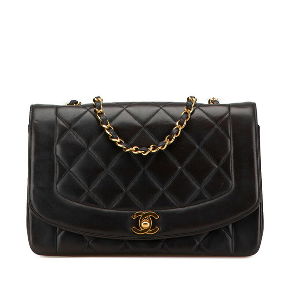 Chanel Diana Matelasse Chain Shoulder Bag