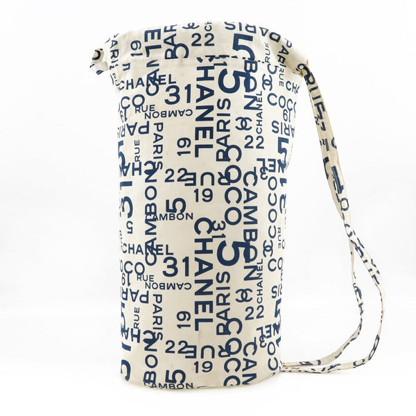 Chanel By Sea Line Cotton Shoulder Bag