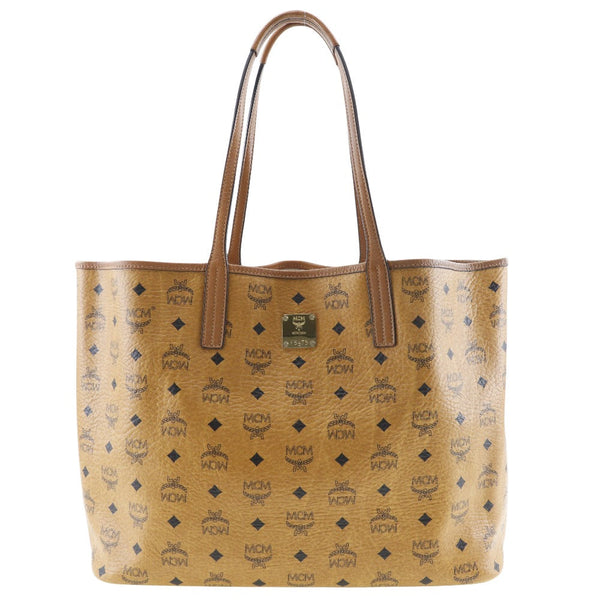 MCM Visetos PVC Coated Canvas Tote Bag
