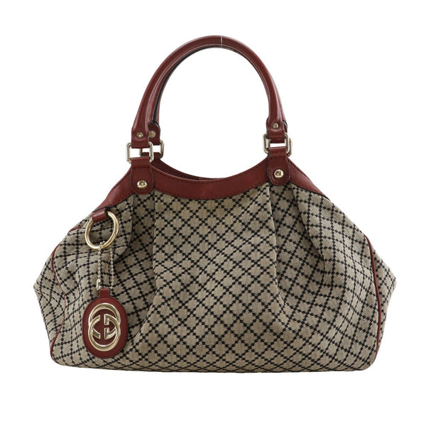 Gucci Sukey Diamante Canvas Tote Bag