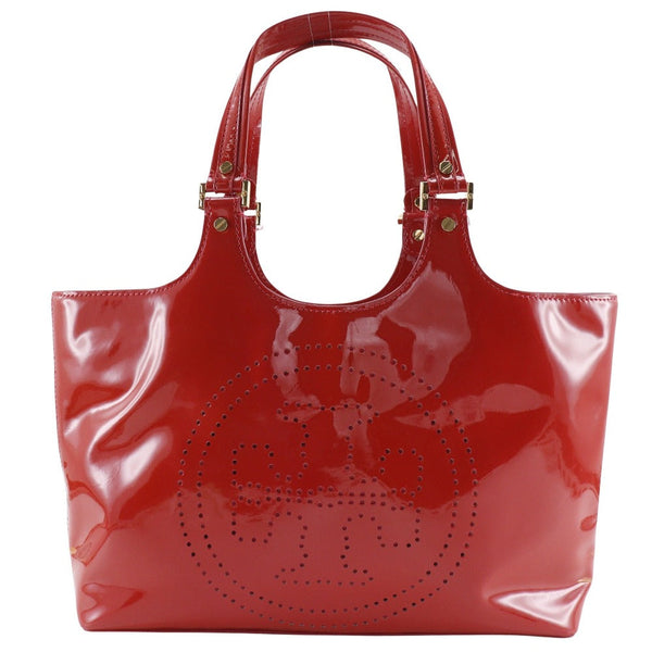 Tory Burch Punching Logo Patent Leather 2way Tote Bag
