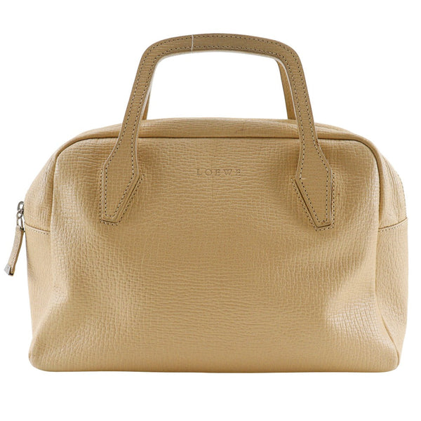 Loewe Embossed Leather Handbag