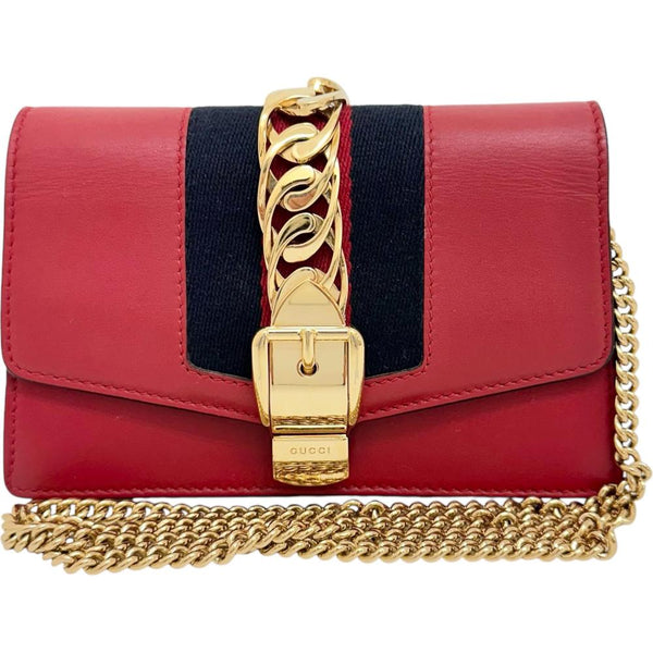 Gucci Sylvie Leather Shoulder Bag