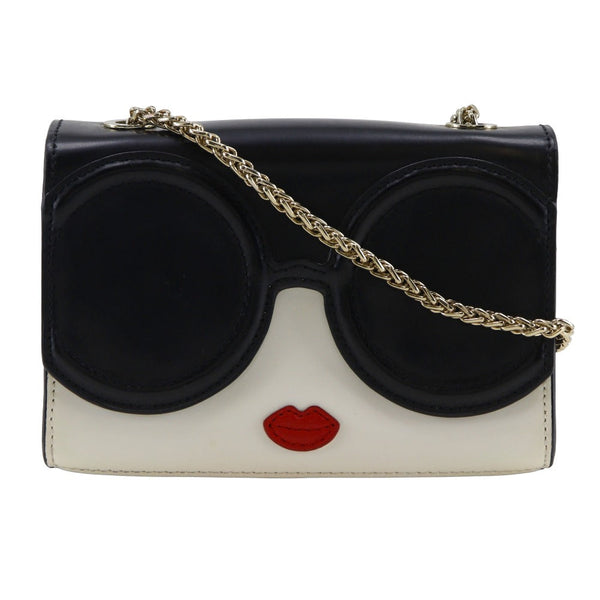 alice+olivia Stace Face Leather Shoulder Bag