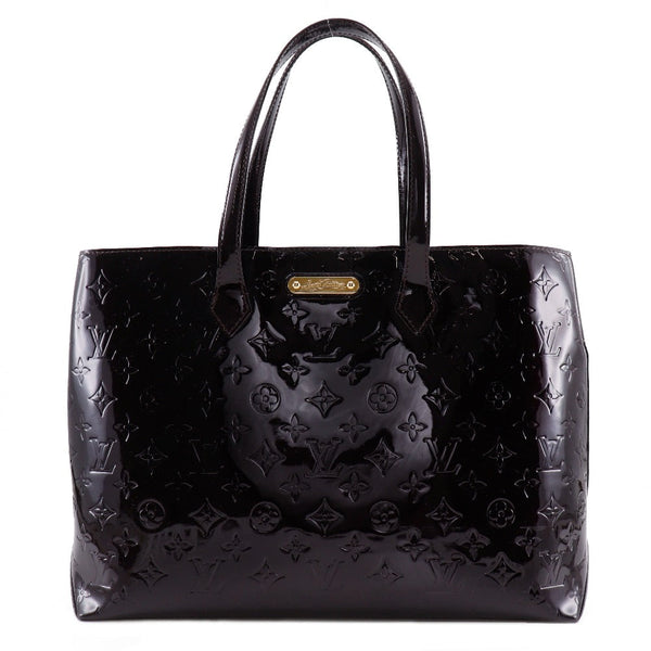 Louis Vuitton Wilshire MM Monogram Vernis Tote Bag