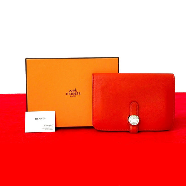 Hermes Dogon Compact Leather Wallet