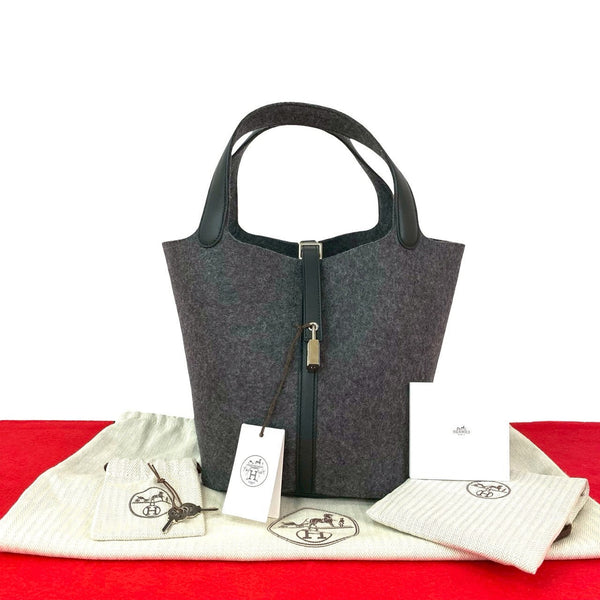 Hermes Picotin Lock Swift Felt Handbag