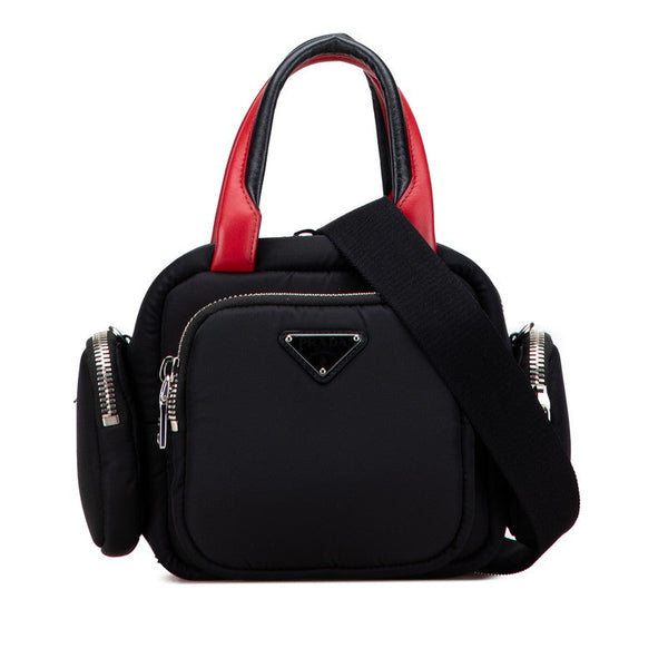 Prada 1BB061 Nylon Leather 2way Bag