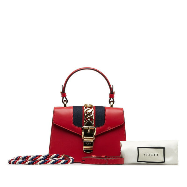 Gucci Sylvie Leather 2way Bag