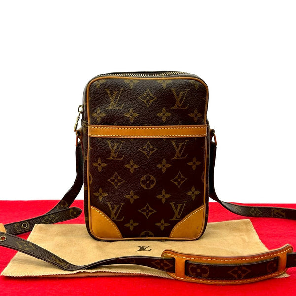 Louis Vuitton Danube Monogram Leather Shoulder Bag