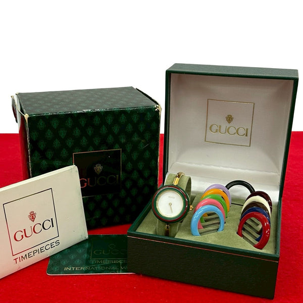 Gucci Change Bezel GP Quartz