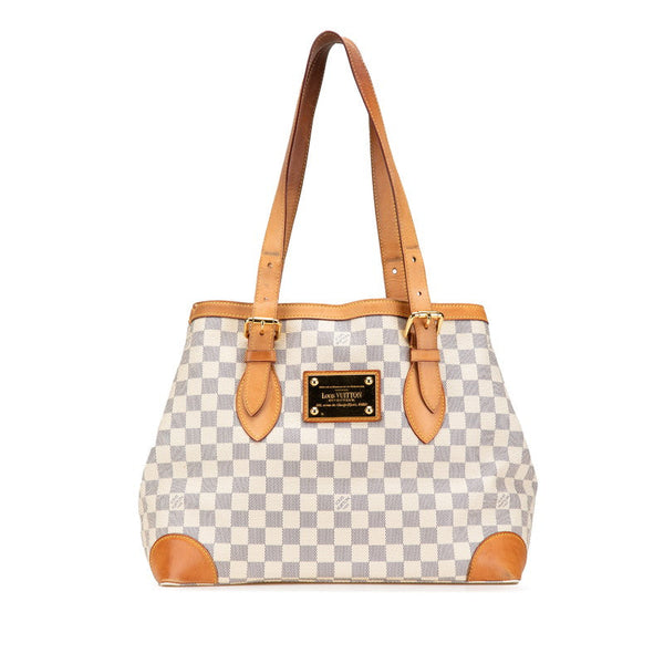 Louis Vuitton Hampstead MM Damier Azur Shoulder Bag