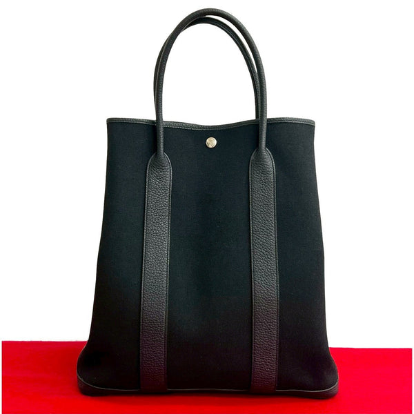 Hermes Garden File Negonda Leather Tote Bag