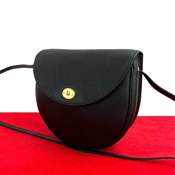 Christian Dior Honeycomb PVC Leather Shoulder Bag