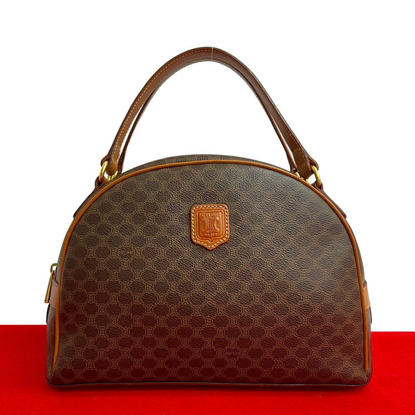 CELINE Macadam Leather Handbag
