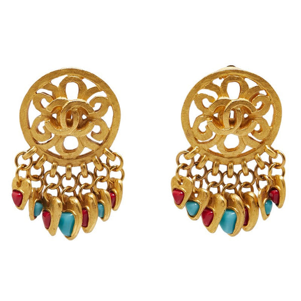 Chanel Coco Mark Swing Earrings