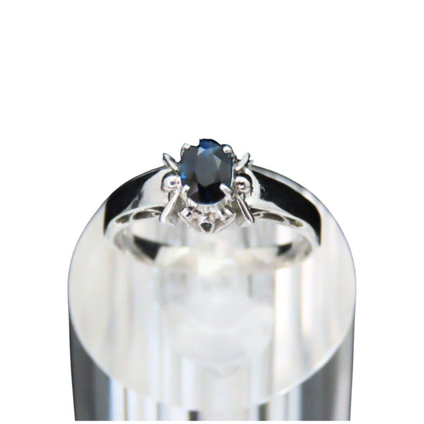 K14WG Sapphire Ring