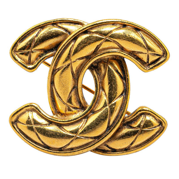 Chanel Matelasse Coco Mark Brooch