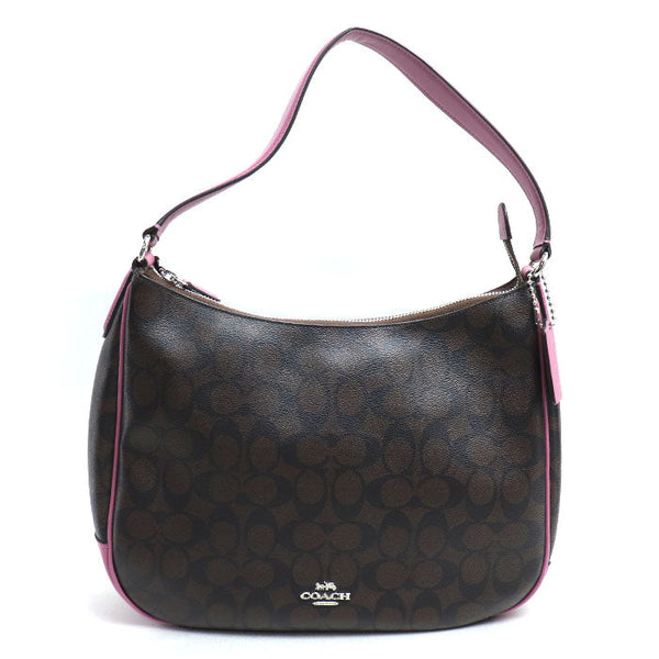 COACH Signature PVC Coated Canvas Handbag