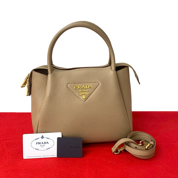 Prada VITELLO DAINO 2way Handbag
