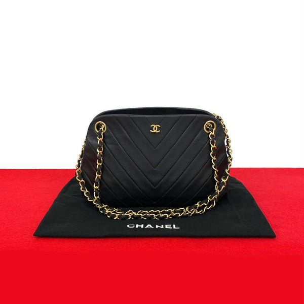 Chanel Coco Mark V Stitch Lambskin Shoulder Bag