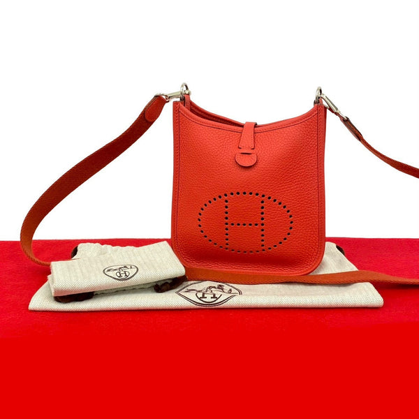 Hermes Evelyne TPM Taurillon Clemence Shoulder Bag