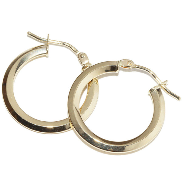 Au750 Hoop Earrings