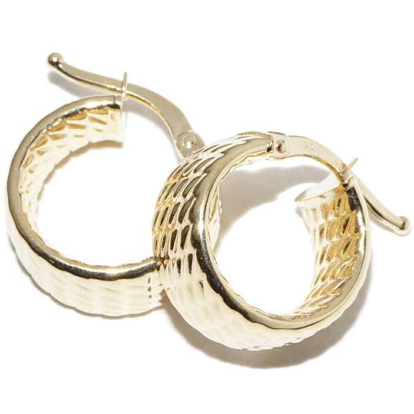 Au750 Hoop Earrings