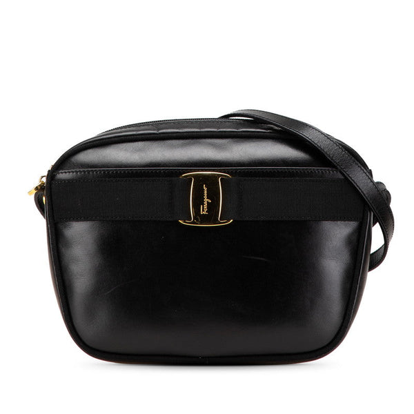 Salvatore Ferragamo Vara Leather Shoulder Bag