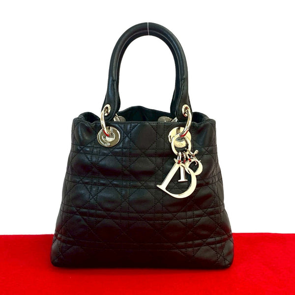 Christian Dior Lady Dior Leather Handbag