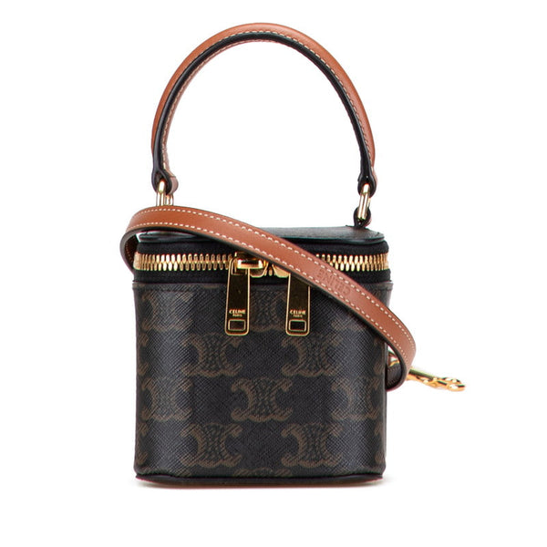 Celine Triomphe PVC Leather 2way Shoulder Bag