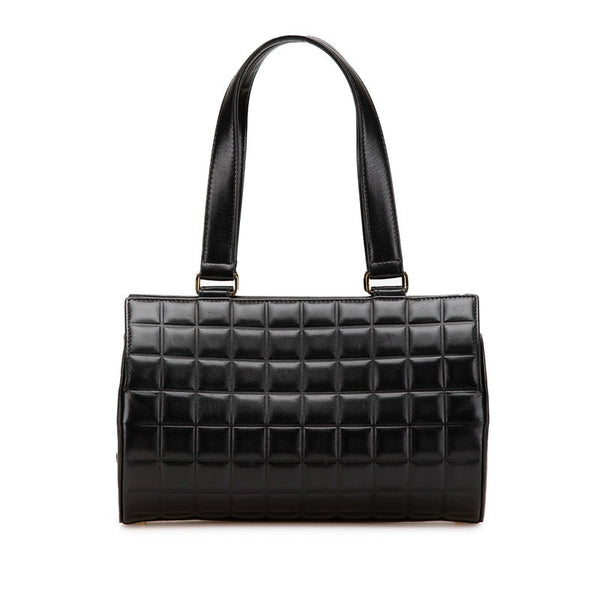 Chanel Coco Mark Choco Bar Lambskin Handbag