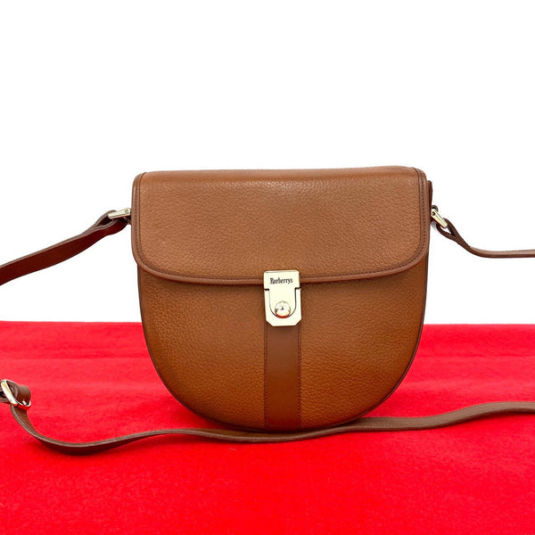 Burberrys Leather Shoulder Bag