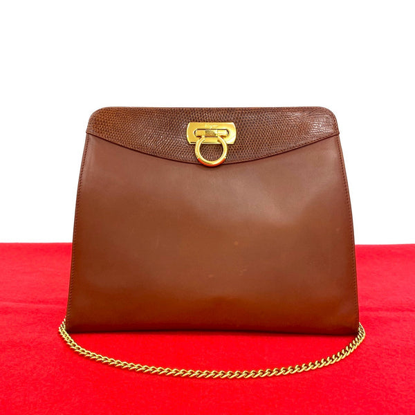 Salvatore Ferragamo Leather Shoulder Bag