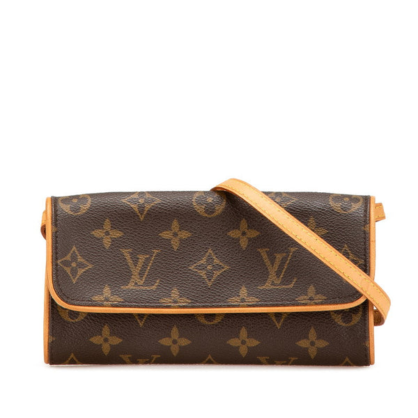 Louis Vuitton Pochette Twin PM Monogram Shoulder Bag