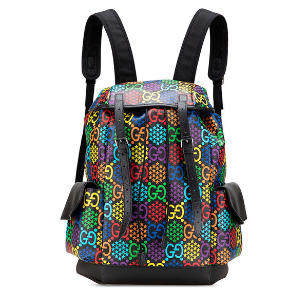 Gucci GG Psychedelic PVC Leather Backpack